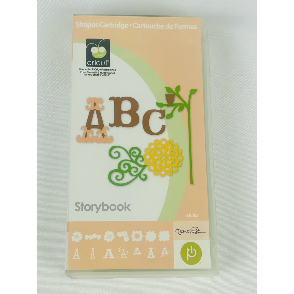 Cricut Type Storybook ABC Provo Craft Shapes Cartridge Set New